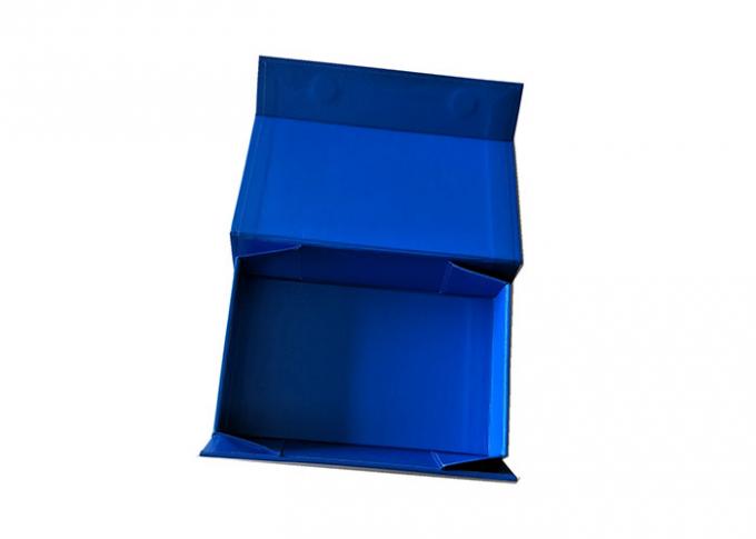 純粋な濃紺色の衣服の服装の包装のための折るギフト用の箱