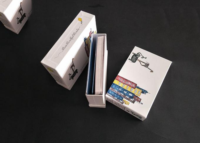 包むふたの小冊子の本が付いている堅い箱を印刷する多彩なパターン引出しを滑らせます