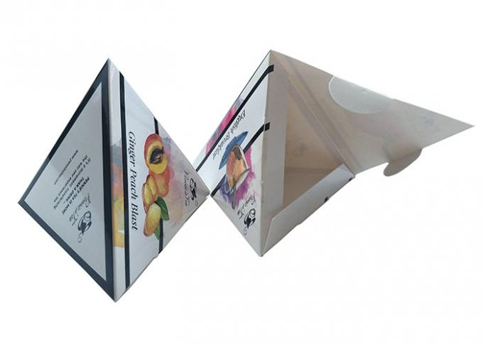 切り妻の再生利用できるボール紙のギフト券箱の朝食用食品は印刷されるパターンを運びます