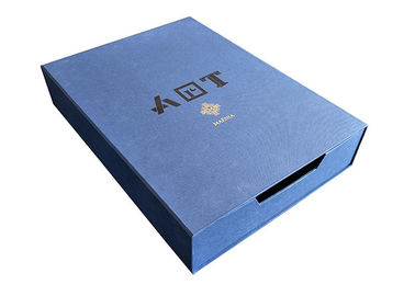 中国 淡いブルーの滑走の紙箱は注文の再生利用できる環境に優しい受け入れます 工場