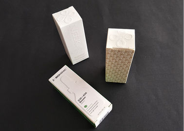中国 小型サイズの白ギフトカード帯出登録者箱の長方形の小さい光沢のあるラミネーション 工場