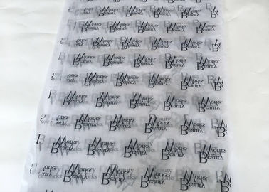 中国 白い色のティッシュの包装紙の黒いロゴによって印刷される環境友好的な中性 工場