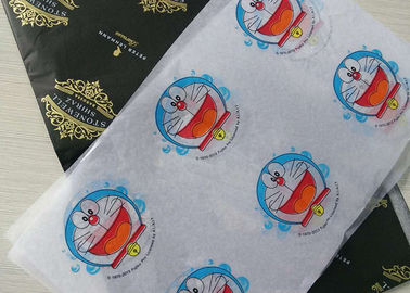 漫画のイメージの湿気の防止の絹のティッシュの包装紙はパターンを印刷しました