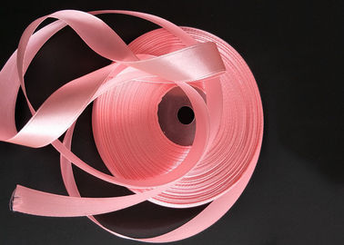 中国 薄いピンク色のGrosgrainのリボンの大きさの滑らかな表面の再利用可能物資 工場