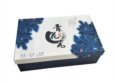 中国 印刷された多彩なふたおよびベース ボックスの中国様式のティー セットのギフトの包装 工場