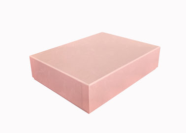 中国 アルバム大石柱のパックのギフト用の箱のピンクのペーパー板紙表紙の写真フレームの包装 工場