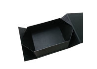 衣服または靴の包装のための折るペーパー ギフト用の箱を包む再生利用できる黒 サプライヤー