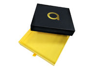 紙箱、ハンドメイドのスライド開いた箱の金ぱく押しのロゴの設計を滑らせる宝石類 サプライヤー