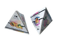 切り妻の再生利用できるボール紙のギフト券箱の朝食用食品は印刷されるパターンを運びます サプライヤー