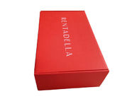 贅沢で赤いペーパー ギフト用の箱、帽子/装飾のパッキングのための波形の包装箱 サプライヤー