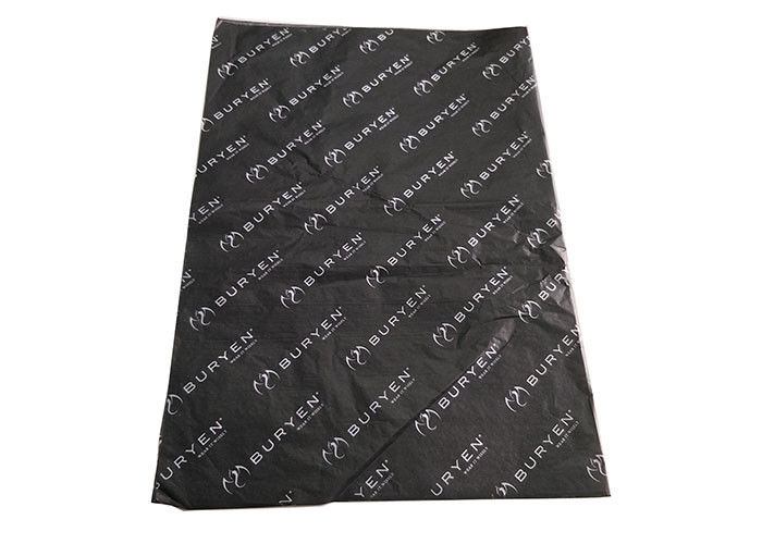 黒いバルク チィッシュ ペーパー、印刷されるロゴの便利な花の包装紙 サプライヤー