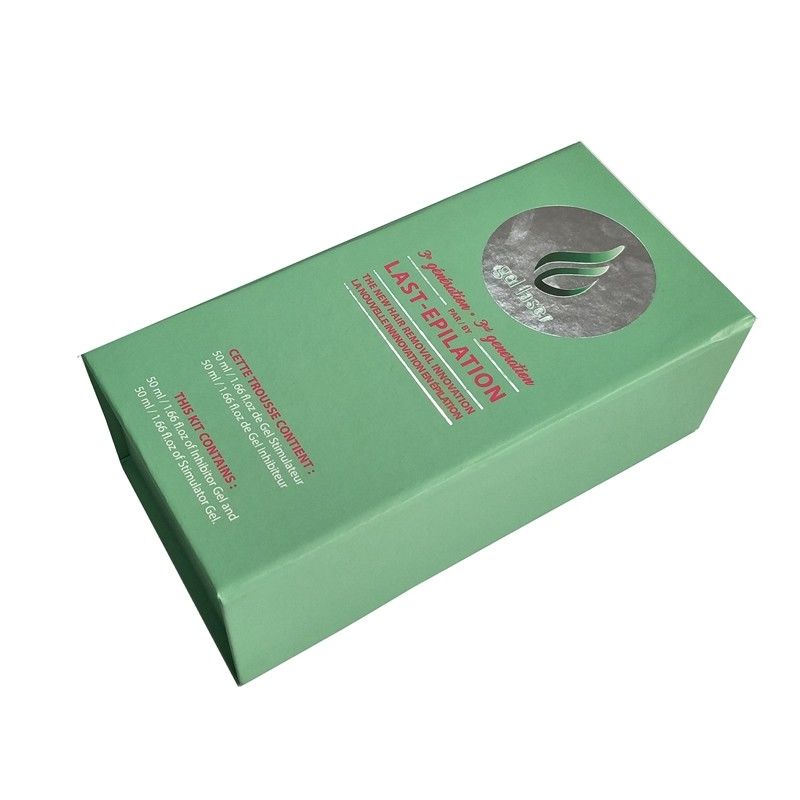 薄緑の印刷された荷箱の並べられた泡の香水瓶の包装 サプライヤー