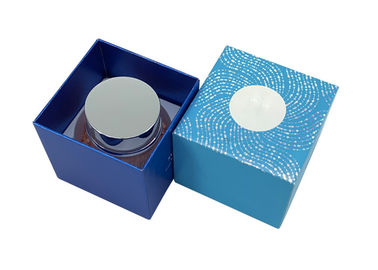 青いふたおよびベース ボックス50mlのスキン ケアは瓶の包装の容器の紫外線コーティングの表面をクリーム状にします